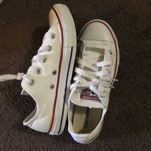 White Kids Converse